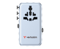 VERBATIM Charge ’n’ Travel 70W 2C retractable Universal Adapter blue 30187 - 1483863 - zdjęcie 3